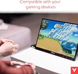 Verbatim 14 Inch Full HD Portable Monitor USB-C HDMI Laptop Tablet Phone PS5 view 6