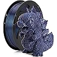 PLA Filament 1.75mm Color Change 3D Printer Filament 250g (0.55lbs) Spool, Chameleon Blue Purple Shiny Sparkle Glitter by Dif