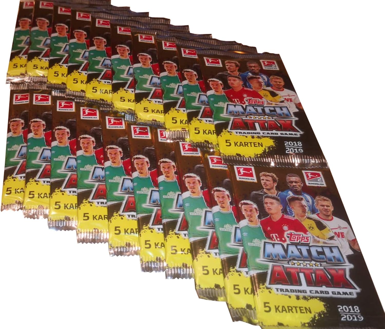 Match Attax 20 Booster a 5 Karten 18/19 Fußball Karten Fußballkarten