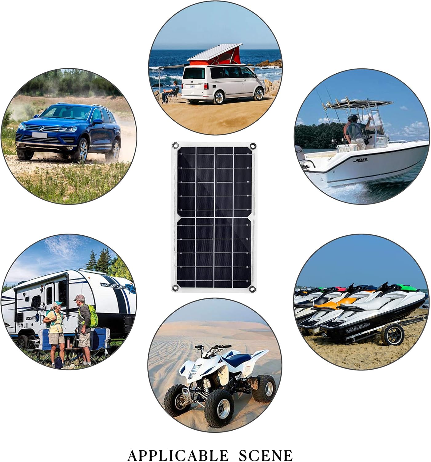 TP-solar10 Watt 12 Volt Solar Panel Battery Charger 10W 12V Portable Solar Trickle Battery Maintainer with Cigarette Lighter Plug & Alligator Clip for Car Boat: Garden & Outdoor