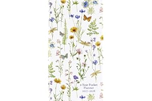 2027-28 Wildflower Garden 2-Year Pocket Planner (24-Month Calendar)