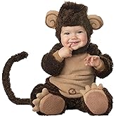 InCharacter Costumes Baby's Lil' Monkey Costume, Brown/Tan, Medium (12-18 Months)