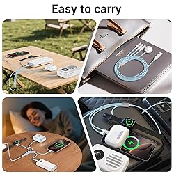 Renmou 2Pack for Apple Watch Charger,4 in 2 Multi