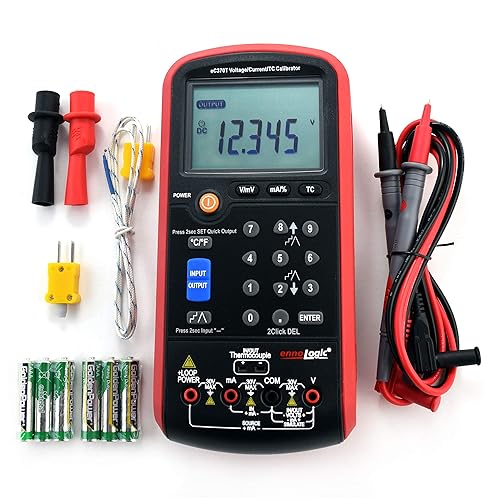 eC370T Volt mA Thermocouple Loop Process Calibrator by ennoLogic – 0 ...