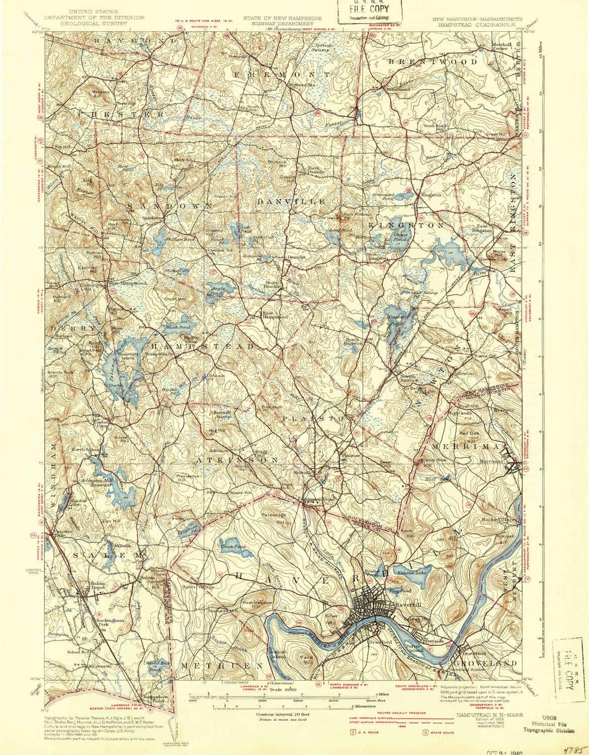 Best Map Of Brentwood Nh