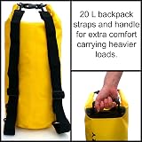 Ultra Dry Adventurer Premium 20 L Waterproof Dry Bag with Phone Case Yellow view 7