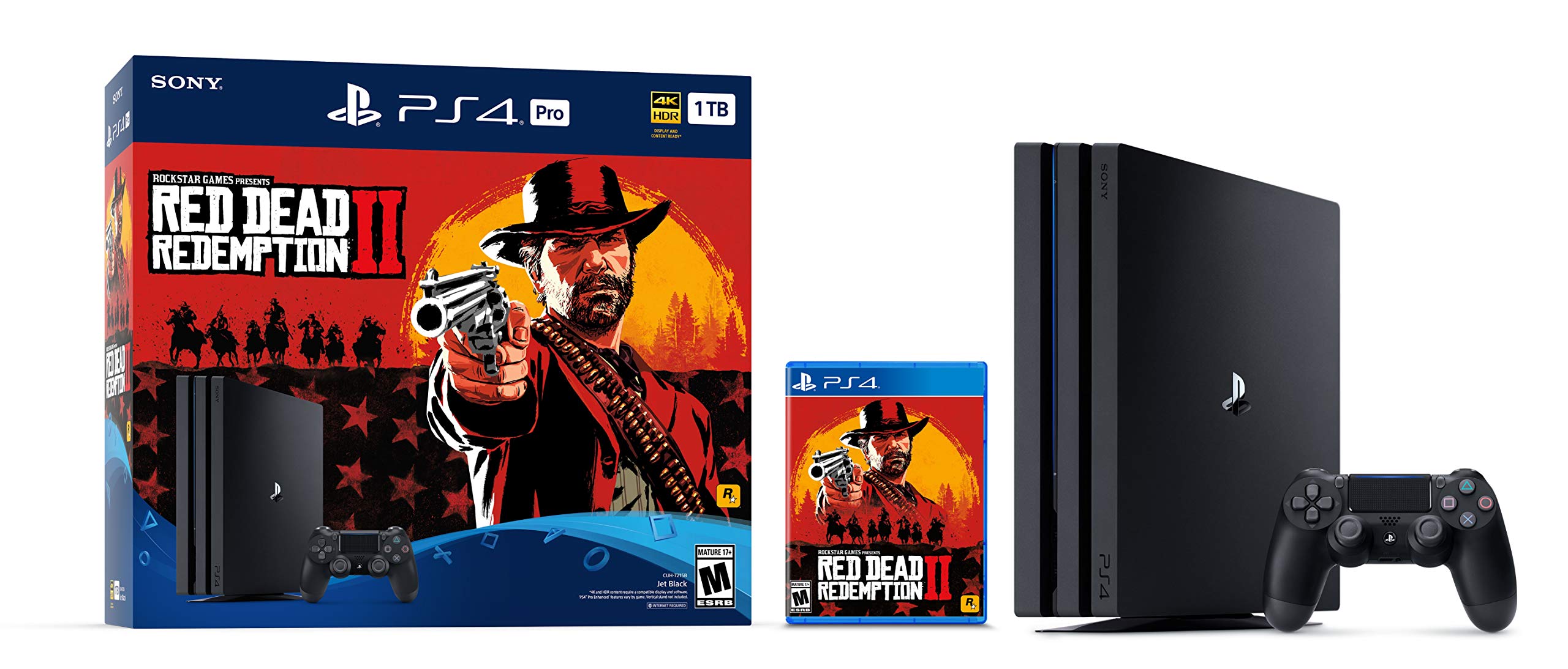 PlayStation 4 Pro 1TB Console - Red Dead Redemption 2 Bundle [Discontinued]