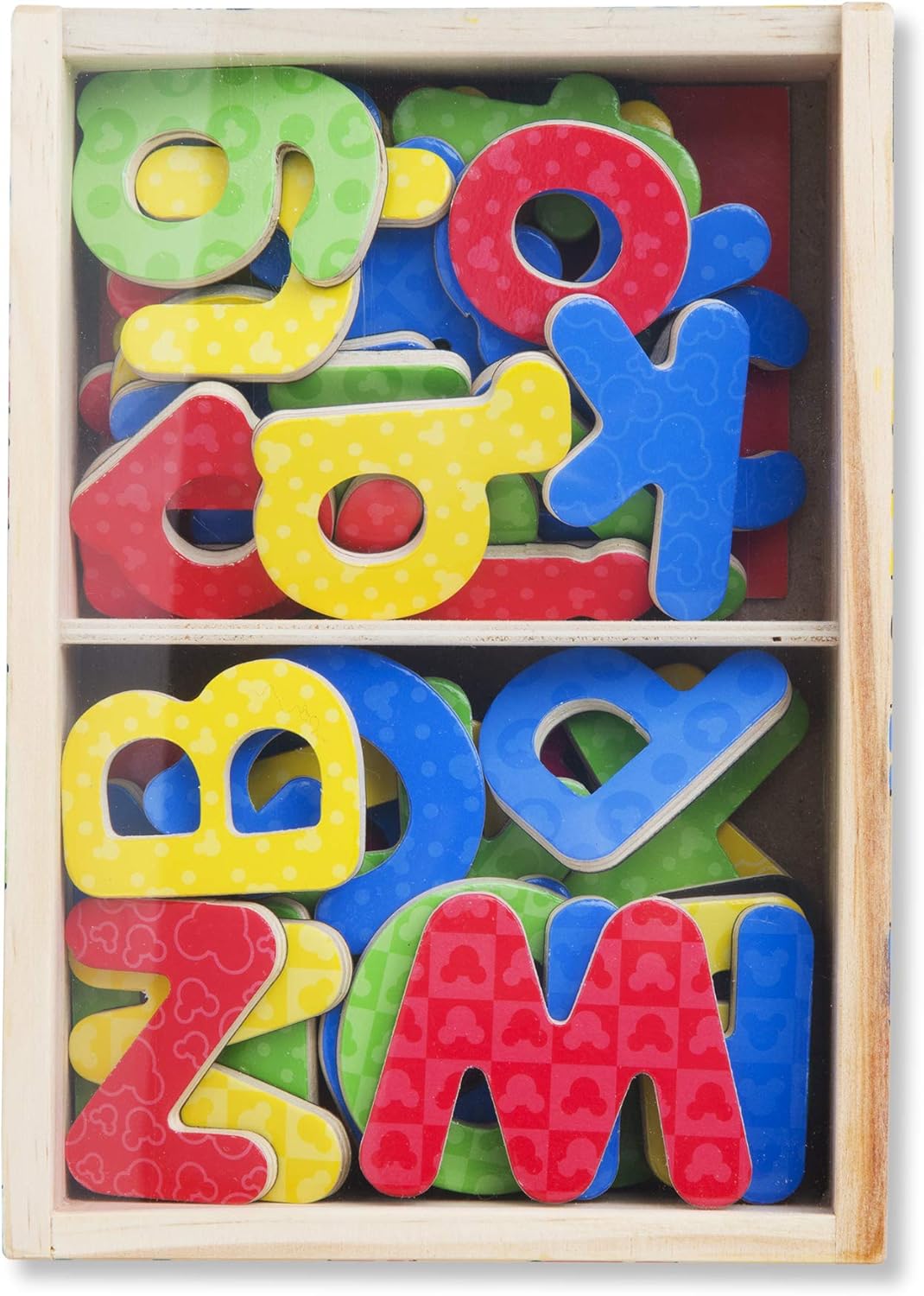 Melissa & Doug Mickey & Friends Wooden Alphabet Magnets: Melissa & Doug: Toys & Games