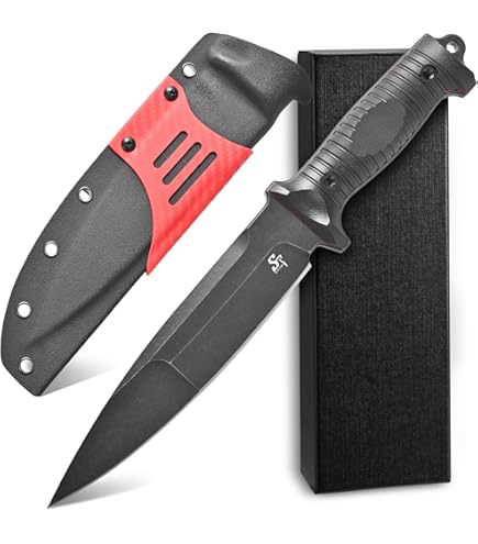 Amazon.com : Sitivien ST35 Fixed Blade Knife AUS-10 Steel Blade