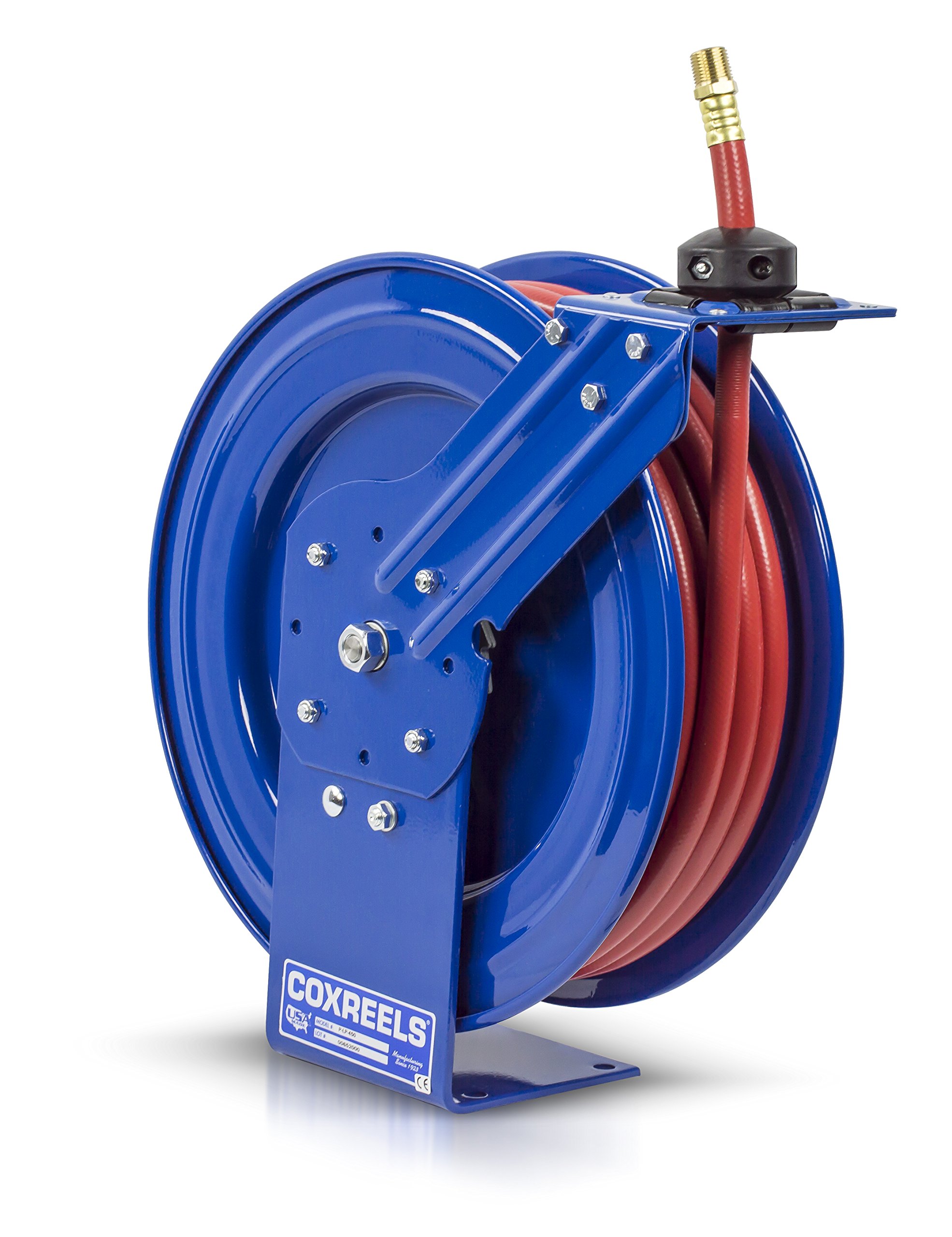Buy Coxreels PLP450 Retractable Air/Water LowPressure Hose Reel, P Series, ½” x 50’ Easyto