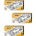 BIC Clic Stic Retractable Ball Pen, Medium Point, Black Ink 3DOZEN (CSM11-BK)
