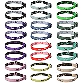 Mersper WWJD Bracelets Bulk Inspirational Christian Bracelets Adjustable Woven Jesus Bracelets for Religious Events Fundraisers Youth Groups Church Outreach 12/24/36PCS