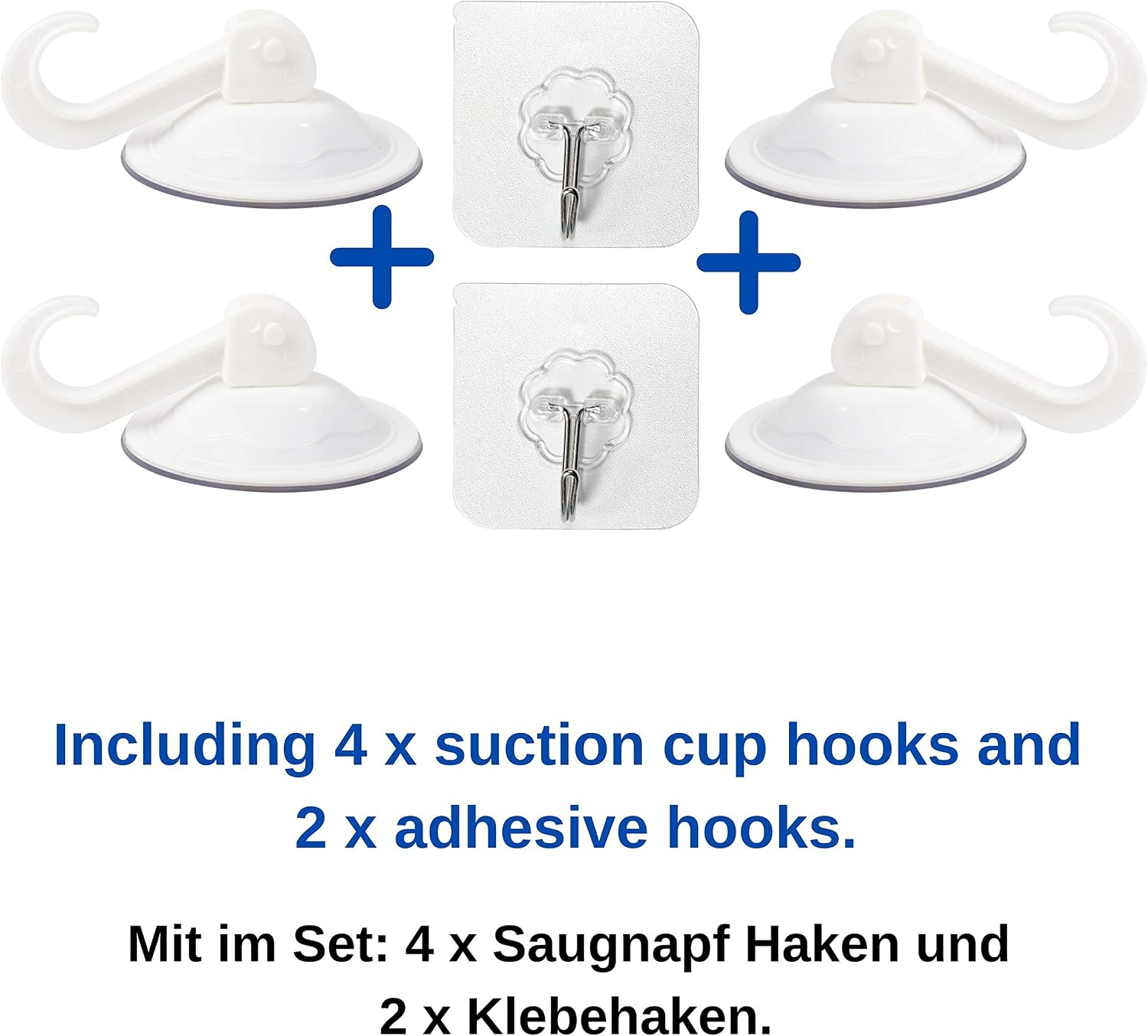 Bathroom Toy Storage, Organiser Net with 4 x Suction Cup Hooks and 2 x Adhesive Hooks, Baby Bath Toys Organiser - Image 5