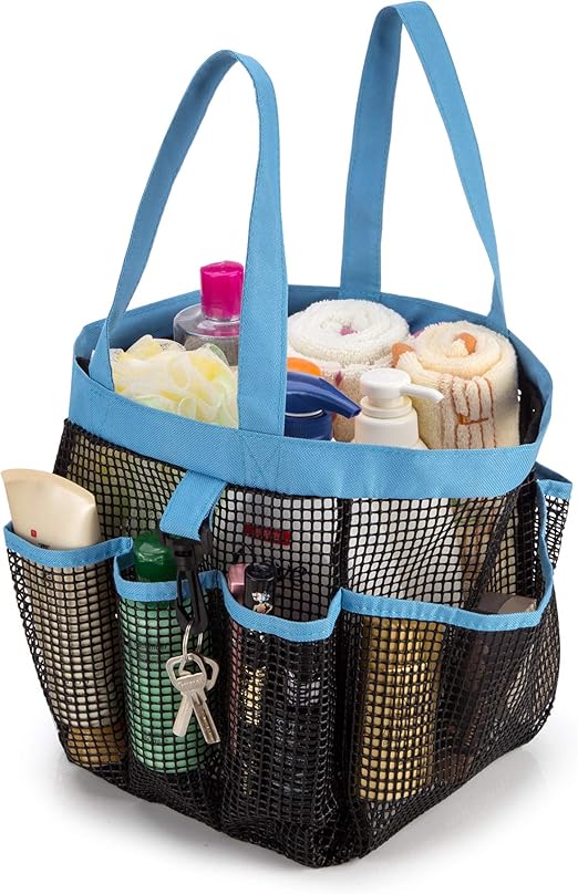 iPEGTOP Portable Mesh Shower Caddy, Quick Dry Shower Tote