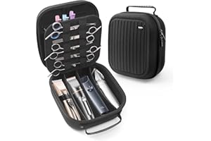 Krypthos Hard Travel Case for Hair Clippers & Hair Cutting Barber Supplies, Portable Clipper Storage Holder Organizer, Trimmer Storage Case for Barbers Supplies, Hair Cutting Razor Guard Grooming Kits
