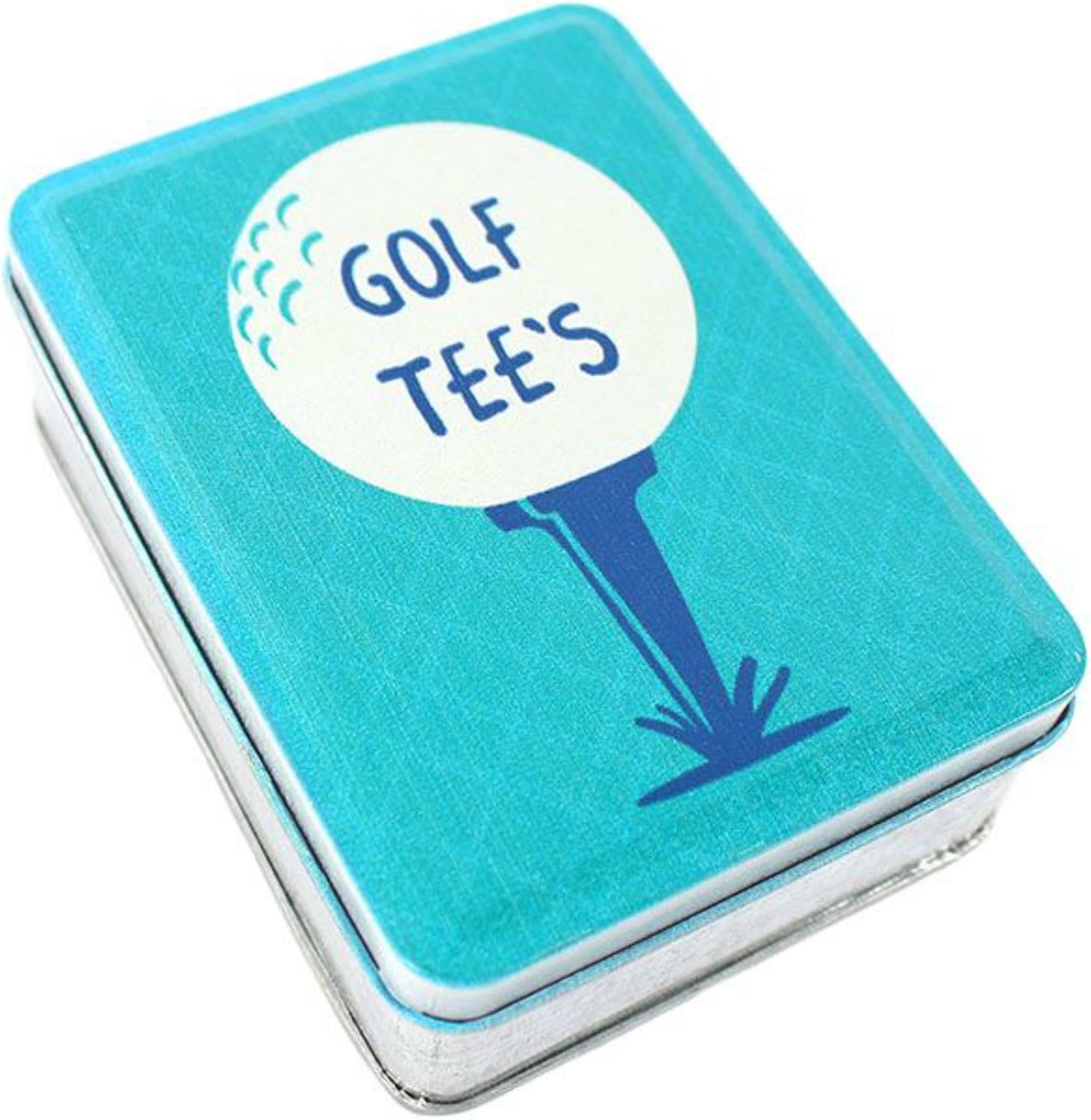 Decorative Tin Golf Tee's Blue Metal Tin Ideal For Father's Day Amazon.co.uk Kitchen & Home
