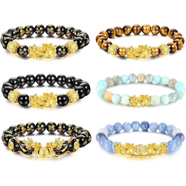 YGLINE Obsidian Five-Element Bracelet – Attract Wealth, Good Luck & Positive Energy