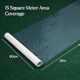 WINSOME Extra Thick 90 Micron Carpet Protector Film 60cm x 25m view 2