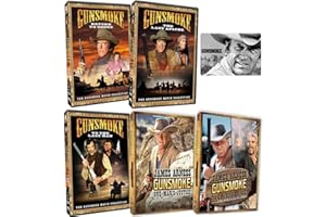 Gunsmoke: All James Arness Movie Series - 1 2 3 4 5 - New DVD Complete Set with Bonus Art Card