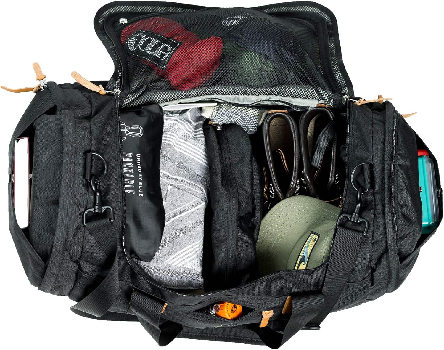 united by blue arc duffle