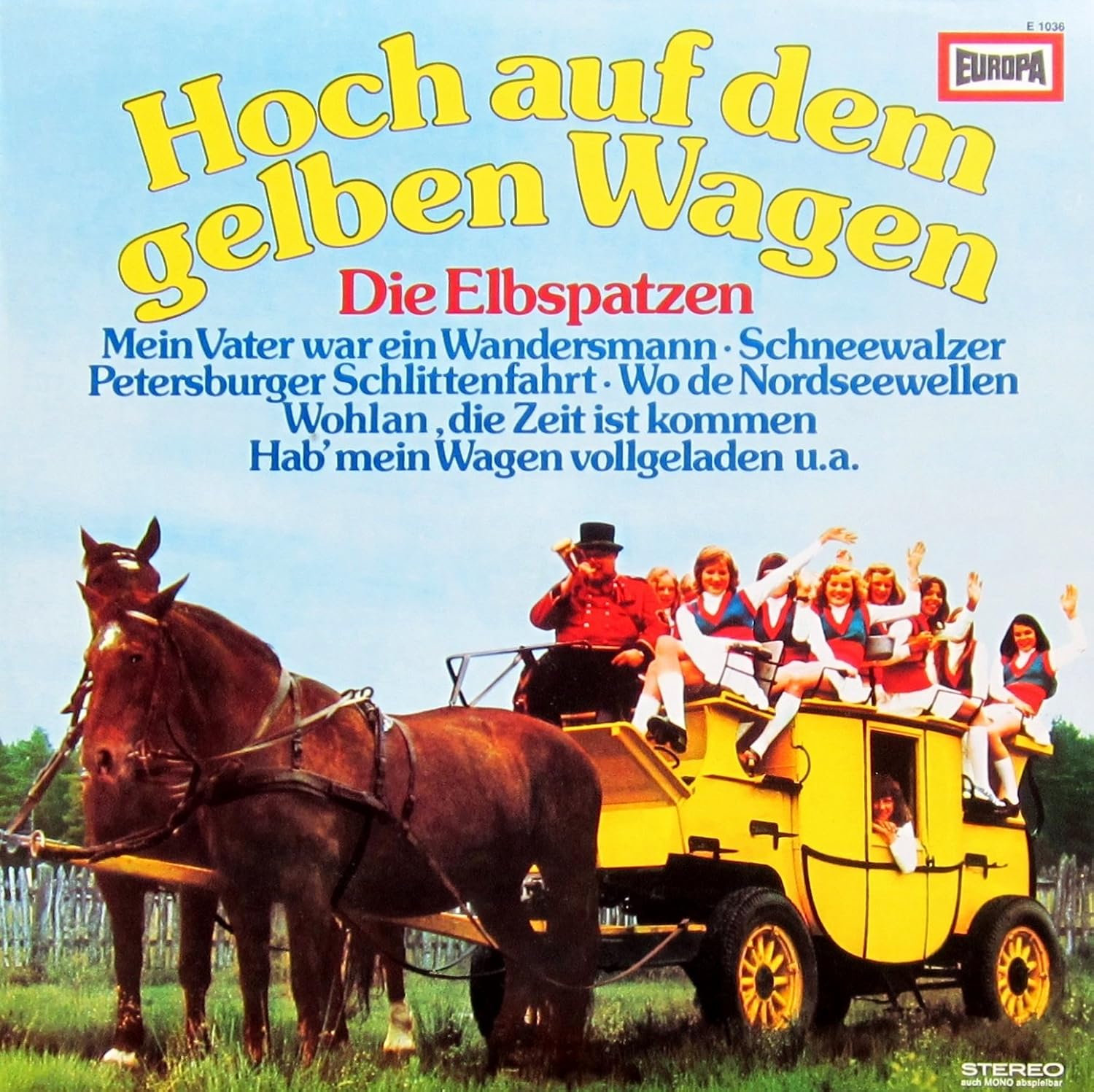 Elbspatzen Hoch Auf Dem Gelben Wagen Vinyl Record Vinyl Lp