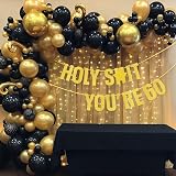 onehous Gold Glitter 60th Birthday Banner for Men Women Party Decor 8 ft view 6