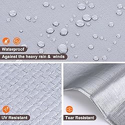 Patiobay Tarp 10x20FT, 16 Mil Large Tarp, Tarps