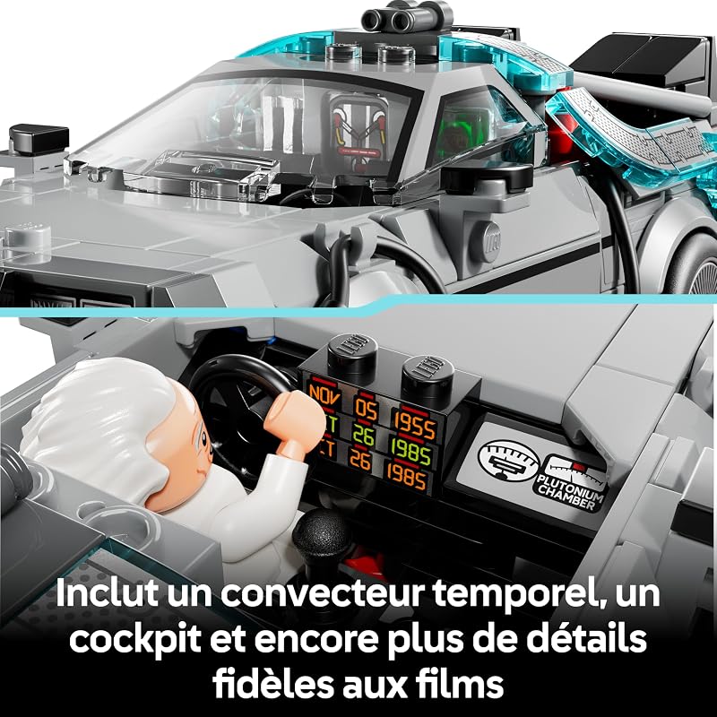 Speed Champions Machine à remonter Le Temps Retour vers Le Futur 77256