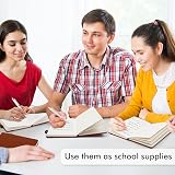 feela A5 Notebooks 3 Pack Hardcover Ruled 120 GSM 128 Pages Brown view 5
