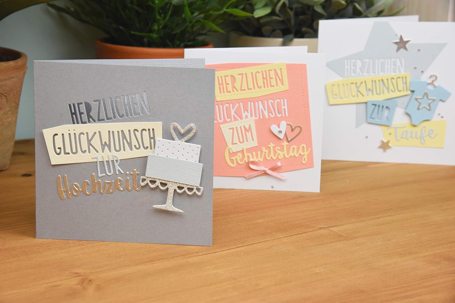Sizzix Thinlits Die 8PK-Herzlichen Glückwunsch (Congratulations Set), Metal, Multi-Colour, 17.9 x 9.3 x 0.2 cm - Image 5