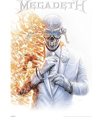 BUY ART FOR LESS Officially Licensed Megadeth - Rust In Peace 24 x
