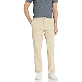 IZOD Men's Saltwater Stretch Chino, Pale Khaki, 34W x 32L