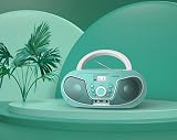 Roxel RCD-S70BT Portable Boombox CD Player with Remote Teal view 3