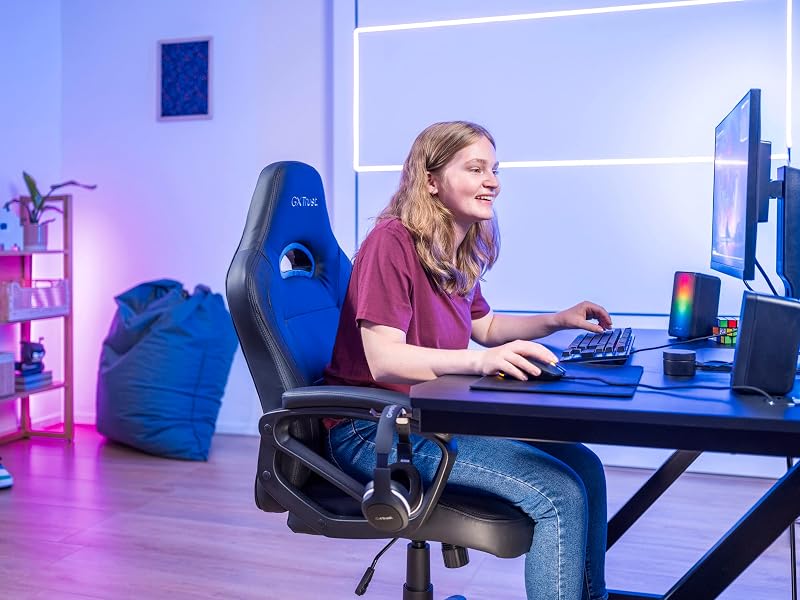 Wezz 2.0 Casse PC Gaming con Illuminazione LED RGB, 12W (6W RMS)