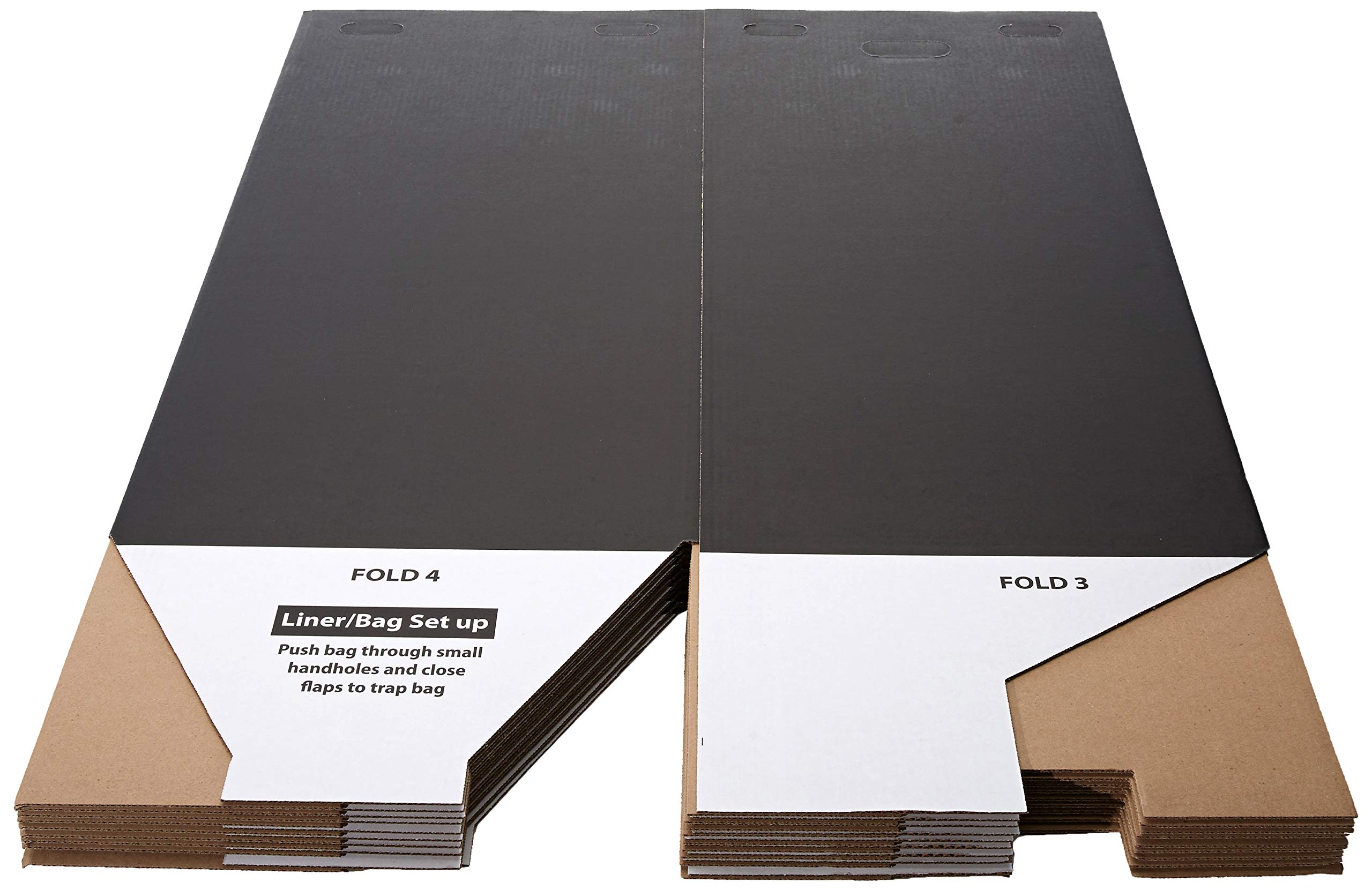 One Earth Disposable and Reusable Corrugated Cardboard Trash and