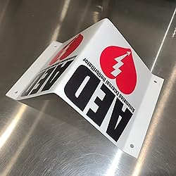 AED Sign 3D Projecting Location Inside AED Signs