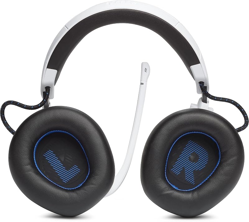 Quantum 910P, Cuffie Wireless Gaming Over Ear per Playstation, Bianco