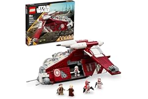 LEGO Star Wars: The Clone Wars Coruscant Guard Gunship 75354 Buildable Star Wars Toy for 9 Year Olds, Gift Idea for Fans Including Chancellor Palpatine, Padme and 3 Clone Trooper Minifigures