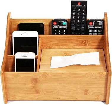 Chseea Holz Fernbedienungshalter Schreibtisch Organizer Officebox Make Up Organizer Badezimmer Organizer Multifunktionale Aufbewahrungsbox Fur Brillen Smartphones Controller Cds Und Make Up 4 Amazon De Kuche Haushalt