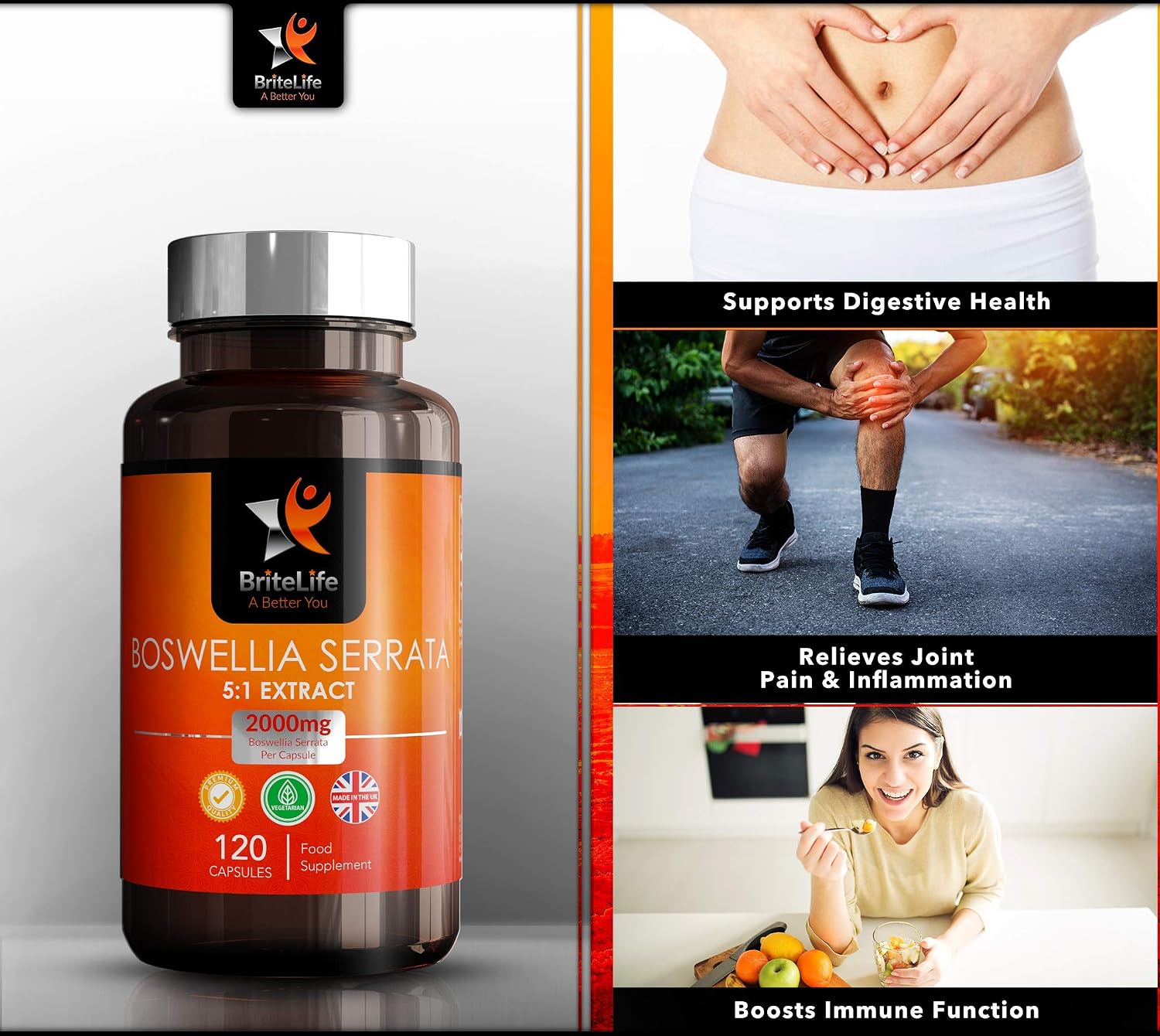 BL Boswellia Serrata Capsules, 120 count (Pack of 1) - Image 3