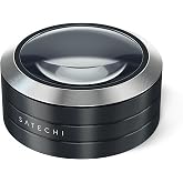 Satechi ReadMate LED Desktop Magnifier with up to 5X Magnification - Carrying Case Included (Black)