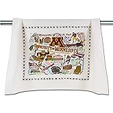 Catstudio Dish Towel, University of Minnesota Golden Gophers Hand Towel - Collegiate Kitchen Towels for Minnesota Fans for Students, Graduation, Parents and Alums