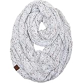 Funky Junque Infinity Scarf for Women – Oversized Chunky Winter Scarf, Colorful Fall Scarves, Soft Sweater Wrap Cozy Style