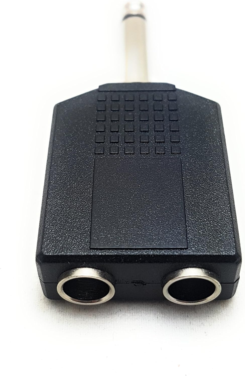 MainCore 6.35mm Mono Jack Plug to 2 x 6.35mm Twin Mono Jack Socket Y Splitter Adapter, Black - Image 4