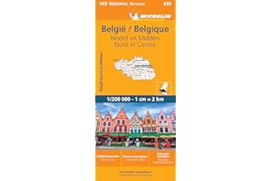 Michelin Map Belgium: North & Central 533