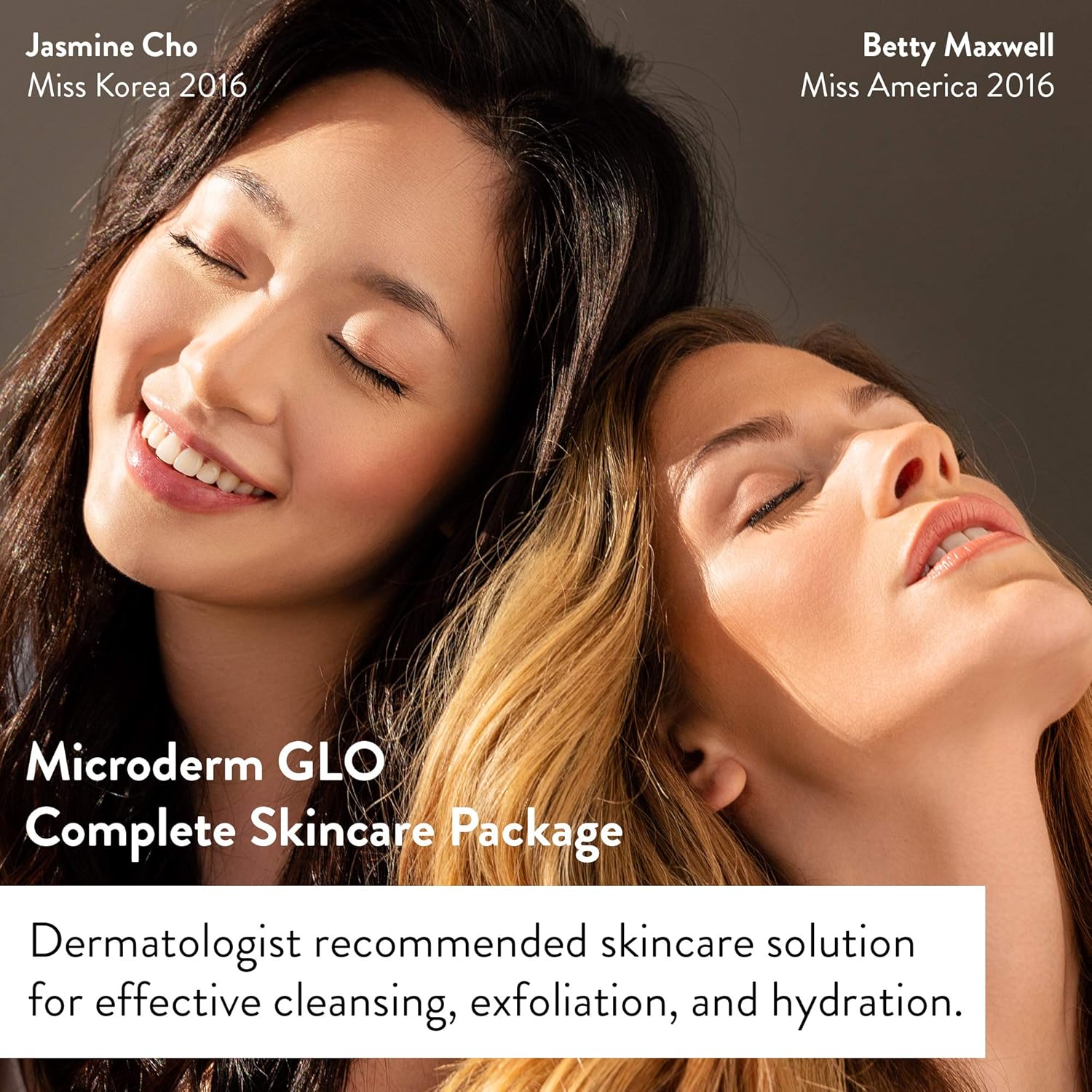 Microderm GLO Complete Skincare Package Includes Diamond Microdermabrasion System, Premium, Fine, Massage Tips, 10mm Filters 100 pack, Peptide Complex Serum & Sonic Facial Cleansing Brush (White): Beauty