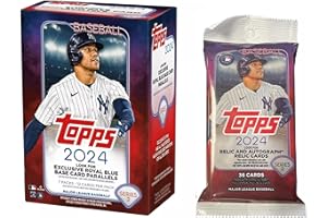 EYE SEE Topps 2024 Series 2 Baseball Trading Cards - Blaster Box & 1 Fat Pack