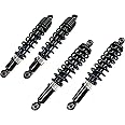 DTA Full Set - 4 Coil-over Spring Shocks OEM Replacement Compatible With Suzuki King Quad 700; King Quad 750 Front Rear Left Right - Replaces OEM# 5210031G00019 6210031G00019
