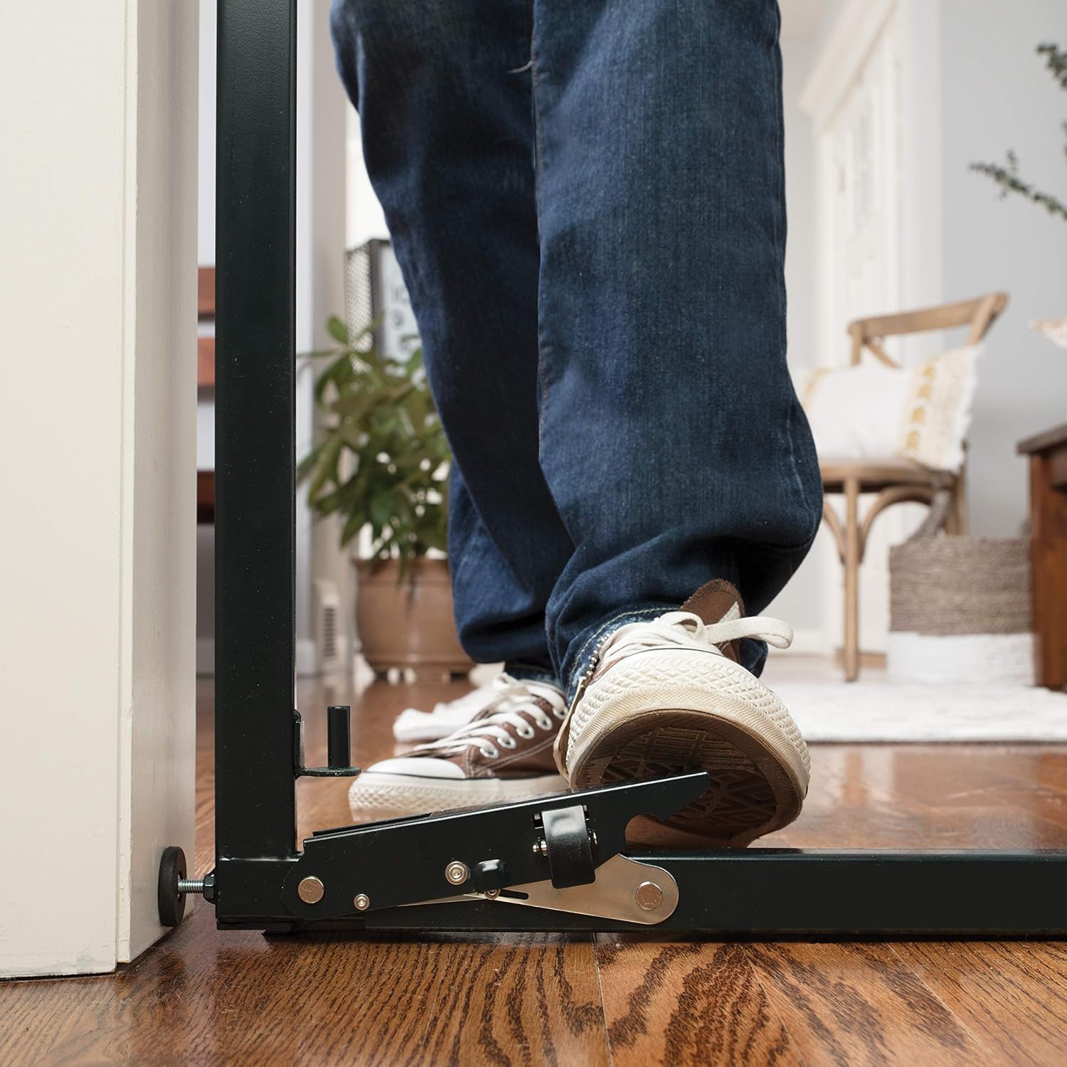 summer rustic home safety gate