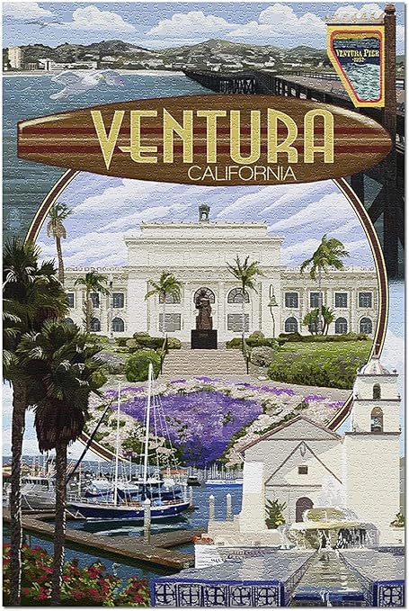 Amazon Co Jp Hd 新しいベンチュラ カリフォルニア モンタージュシーン 米国製 52x38cm 大人用プレミアム500ピースジグソーパズル おもちゃ